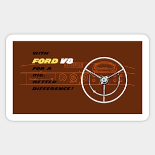 FORD V8 - brochure Sticker